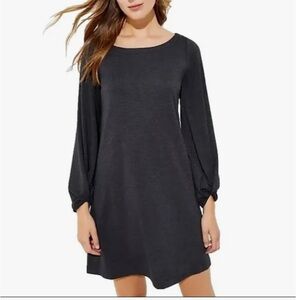 LOFT Bubble Sleeve Swing Dress